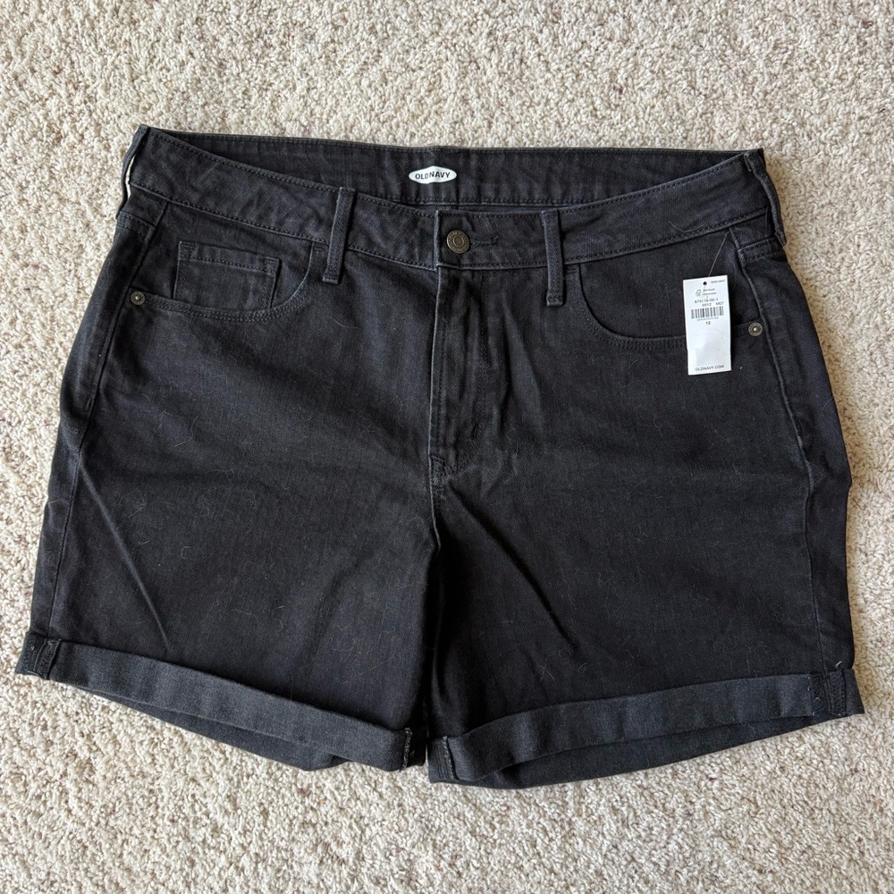 Old Navy Women's Black Denim Shorts